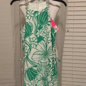 NWT lilly Pulitzer pearl romper size 6 kiss my tulips